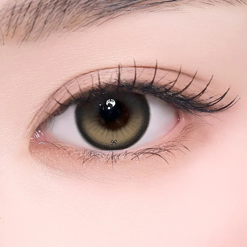 I-SHA Reborn Red 1 Day Creamy Brown｜Daily Disposable Colored Silicone Hydrogel Contact Lens｜10pcs
