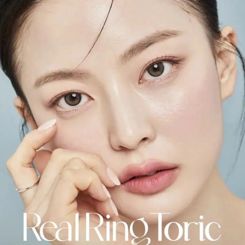 OLENS Real Ring Toric 1 Month Gray｜Monthly Disposable Astigmatism Colored Contact Lens | 1pcs