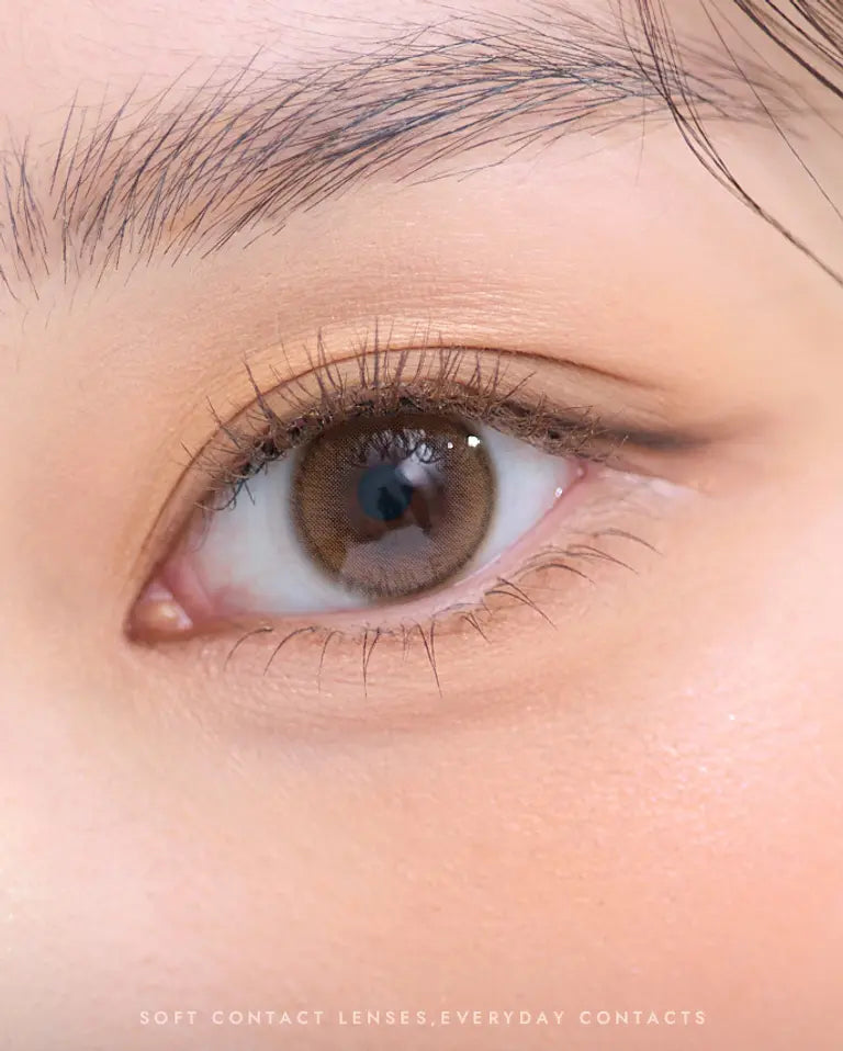O-LENS SHINE TOUCH MILKY Brown 1Month 2P