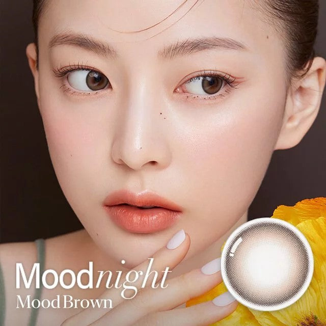 OLENS Mood Night Toric 1 Month Brown｜Monthly Disposable Astigmatism Colored Contact Lens | 1pcs