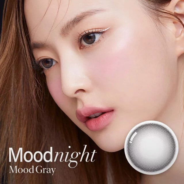 OLENS Mood Night Toric 1 Month Gray｜Monthly Disposable Astigmatism Colored Contact Lens | 1pcs