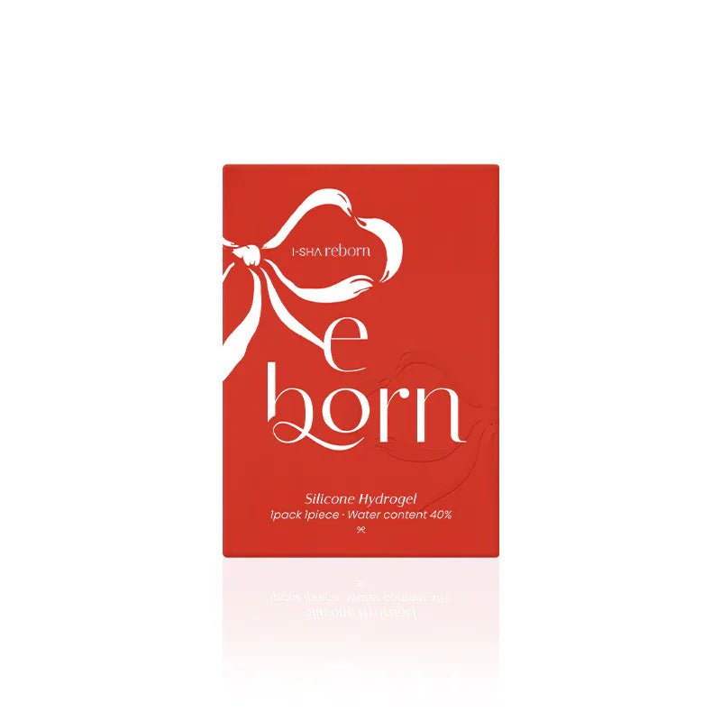 I-SHA Reborn Red 1 Month Rozy Cream｜Monthly Disposable Colored Silicone Hydrogel Contact Lens | 1pcs