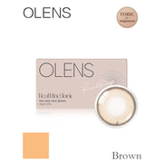 OLENS Real Ring Toric 1 Month Brown｜Monthly Disposable Astigmatism Colored Contact Lens | 1pcs