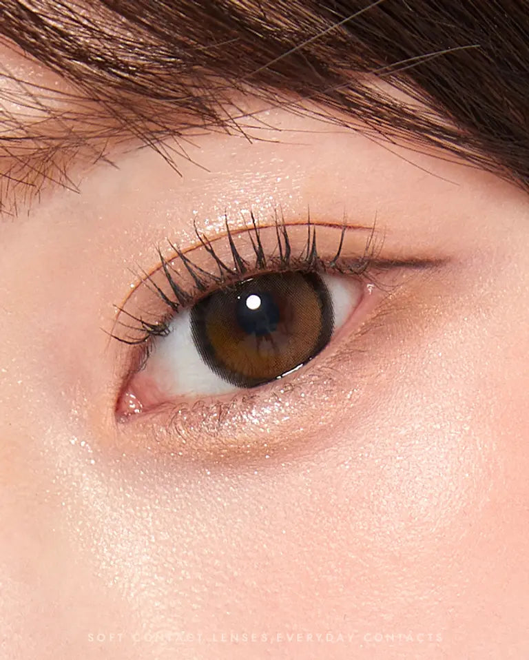 OLENS BIG GLOWY MOCHA  Brown 1Month 2P