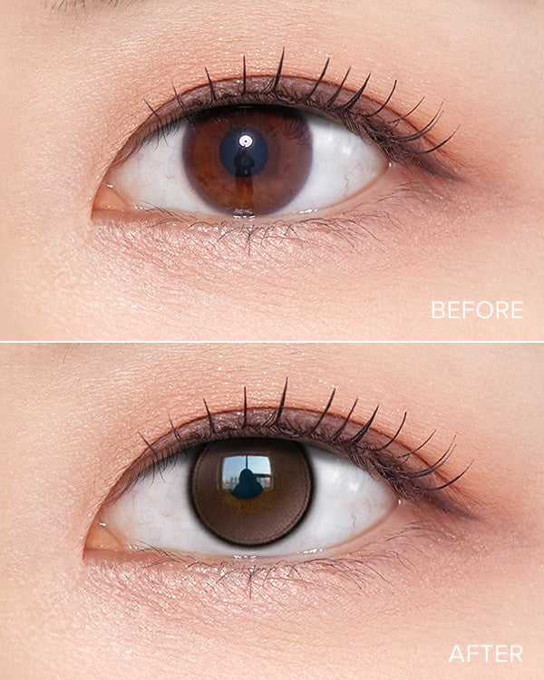 OLENS  Glowy Tear Mini Brown 1Day 10P