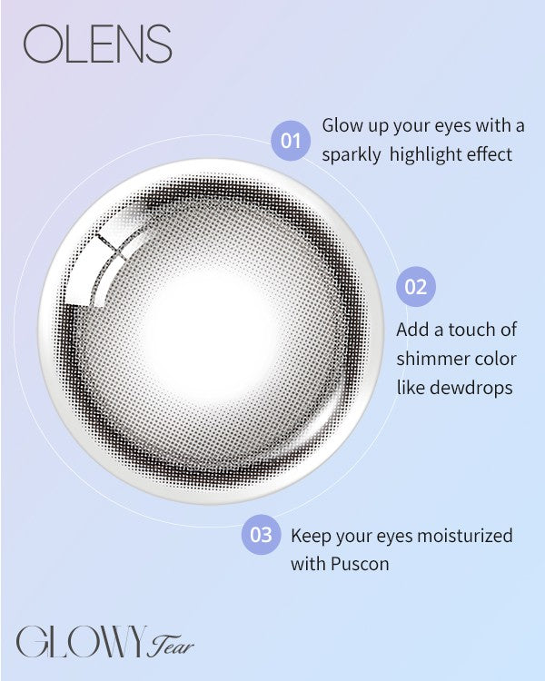 OLENS GLOWY TEAR GRAY 20P