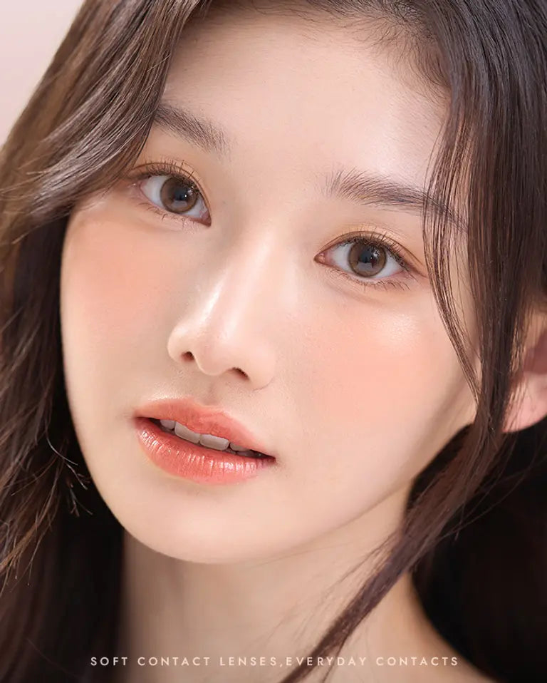 O-LENS SHINE TOUCH MILKY Brown 1Month 2P